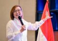 Wakil Menteri Ekonomi Kreatif Irene Umar saat menghadiri dialog membahas royalti lagu di Jakarta. (Foto: Dok. IGONTV)