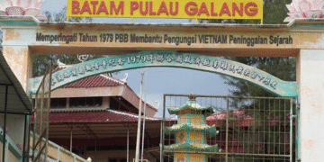 Pulau Galang di Kepulauan Riau yang disiapkan sebagai pusat perawatan korban perang Gaza.