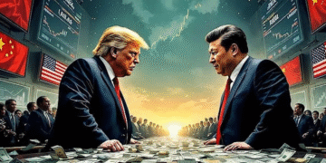 Presiden AS Donald Trump dan Presiden China Xi Jinping berhadapan dalam ketegangan perang dagang