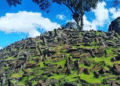 Situs Gunung Padang di Cianjur, Jawa Barat, salah satu situs megalitikum terbesar di Asia Tenggara.