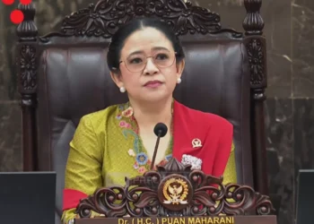 Ketua DPR RI Puan Maharani berpidato di Sidang Tahunan DPR RI 2025