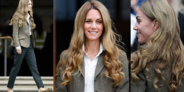 Kate Middleton tampil dengan gaya preppy elegan saat kunjungan ke Natural History Museum London.