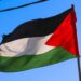 Bendera Palestina berkibar sebagai simbol perjuangan kemerdekaan
